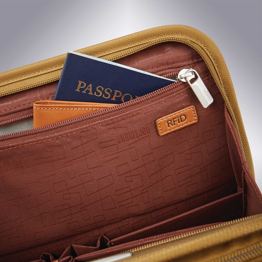 Hartmann Metropolitan 2 Executive Backpack, Safari, Stylized Front RFID Pocket image number 4