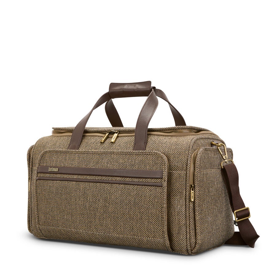 Tweed Travel Duffel in the color Tweed/Natural Leather. image number 0