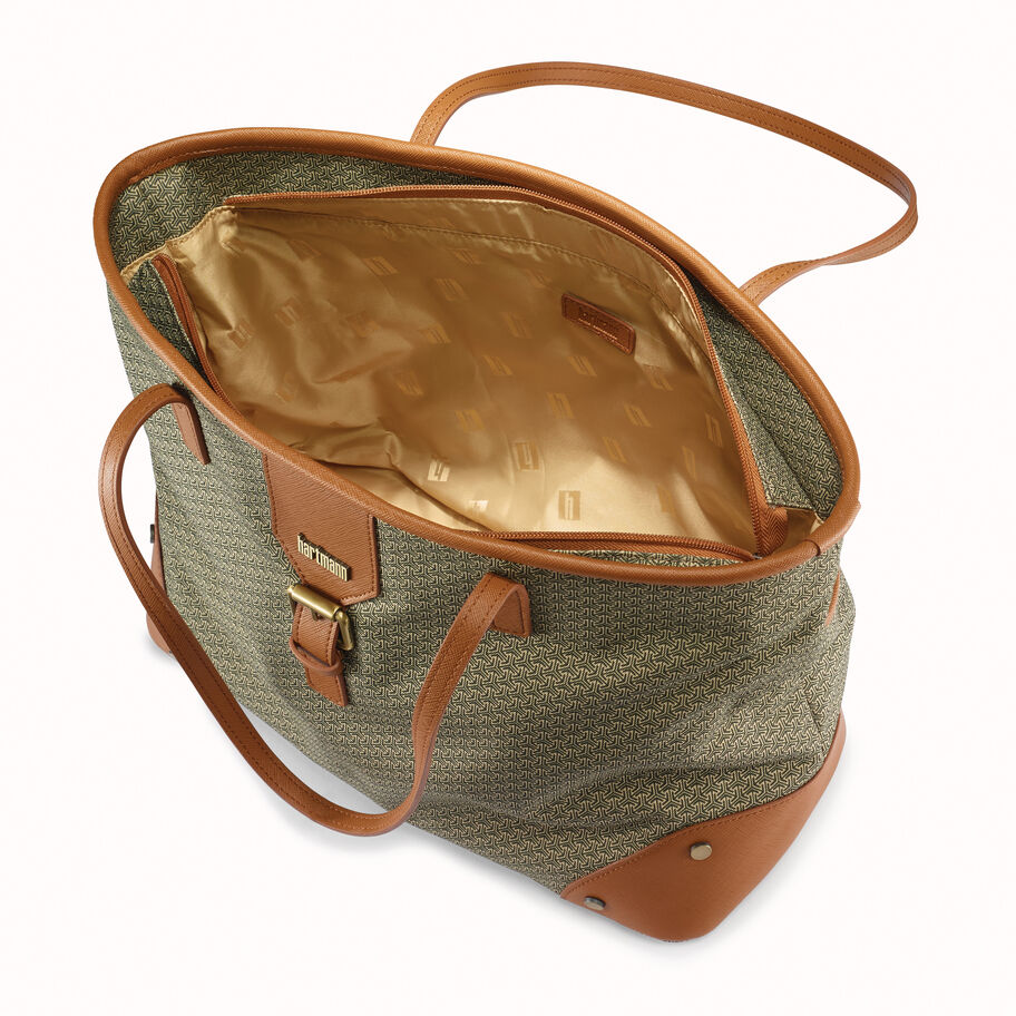 Hartmann Luxe II Shoulder Bag, Natural Tan, Interior Image image number 1