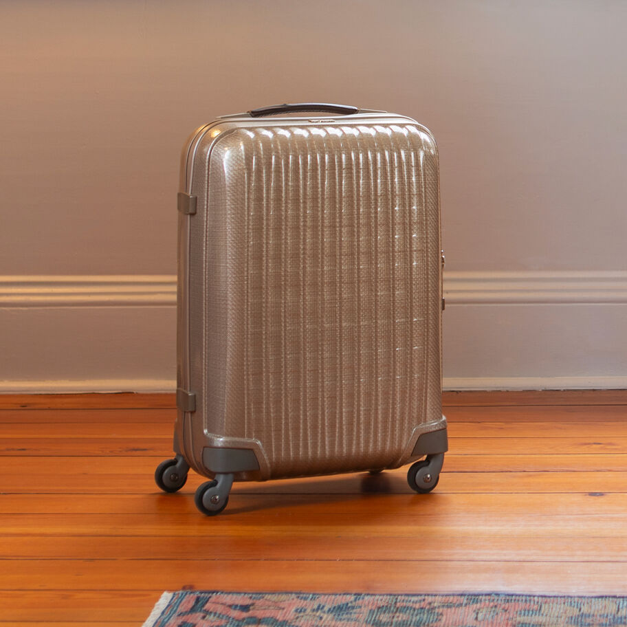 InnovAire Global Carry-On in the color Ivory Gold. image number 5