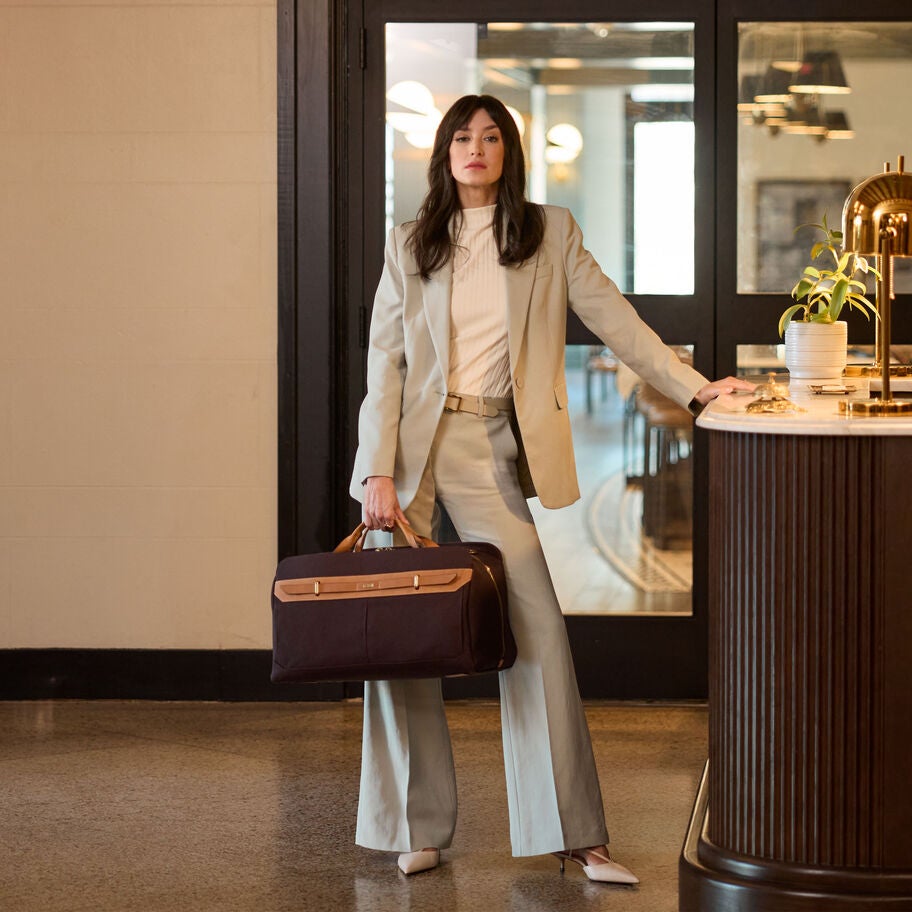 Reserve Weekender Duffel in the color Oak. image number 1