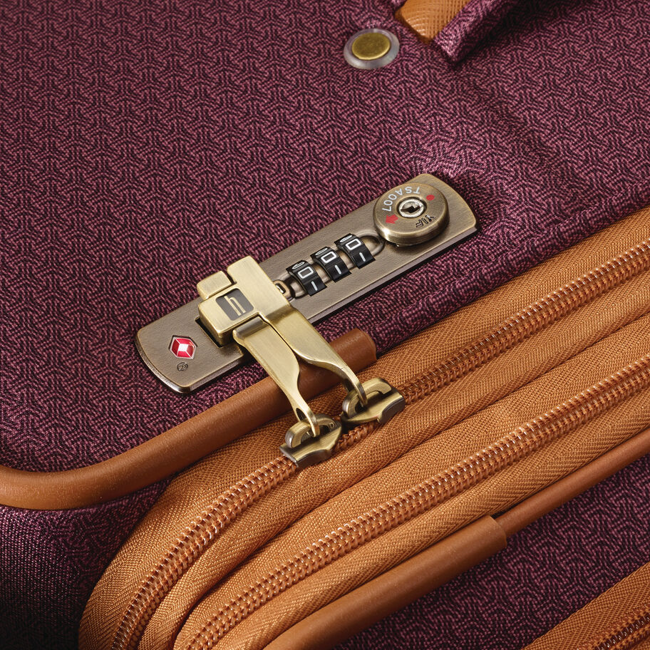 Luxe II Long Journey in the color Burgundy/Tan. image number 5
