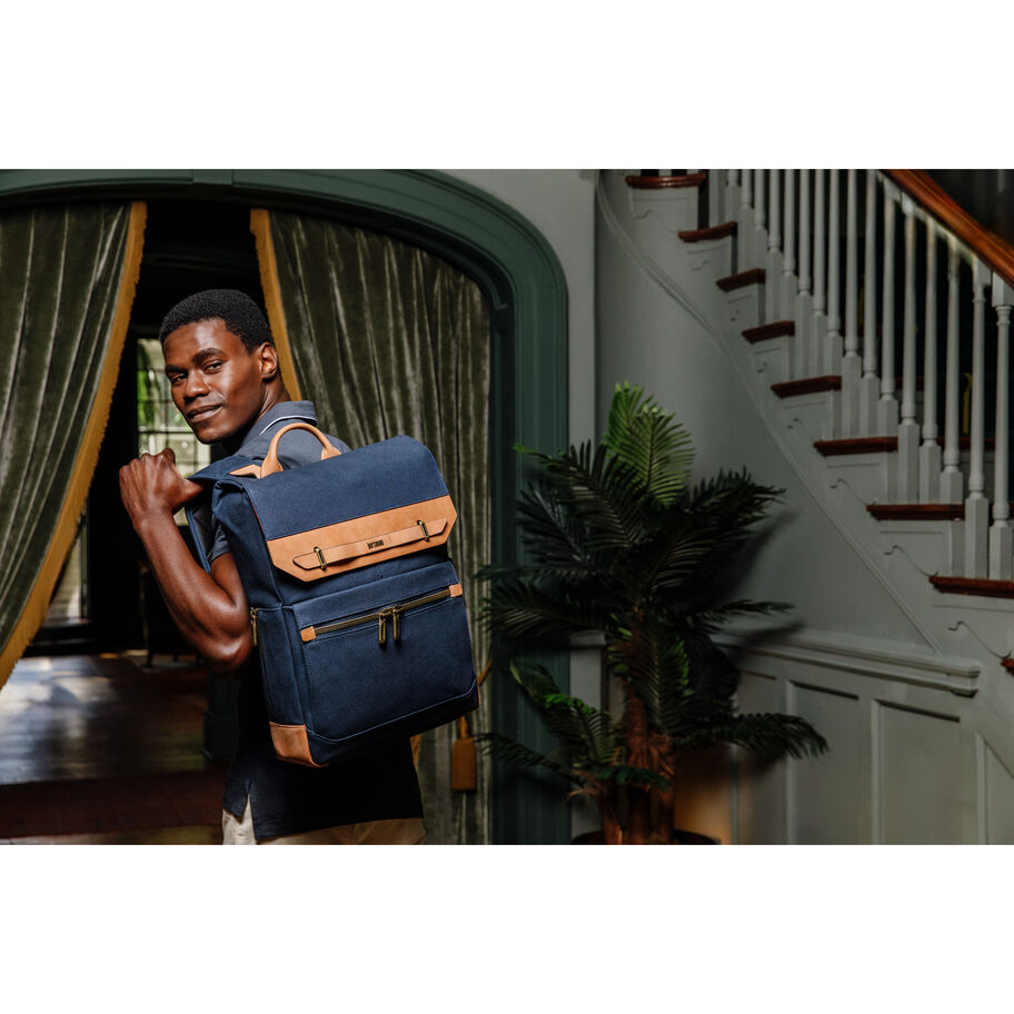 Reserve Backpack in the color Midnight Navy. image number 7