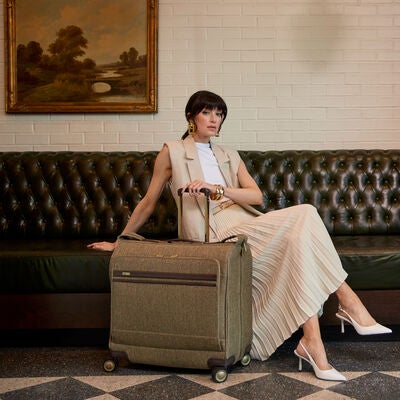 Tweed Garment Bag in the color .