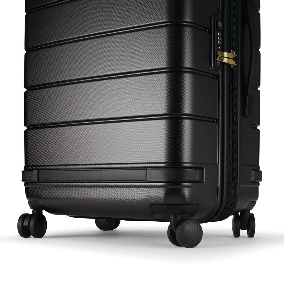 Hartmann Luxe Hardside Carry-On Spinner, Black with Black Trim, Spinner Wheels image number 7