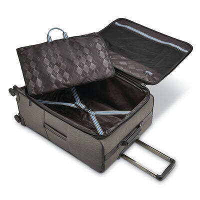 Hartmann Herringbone Deluxe Medium Journey Expandable Spinner, Black, Herringbone, Interior Image