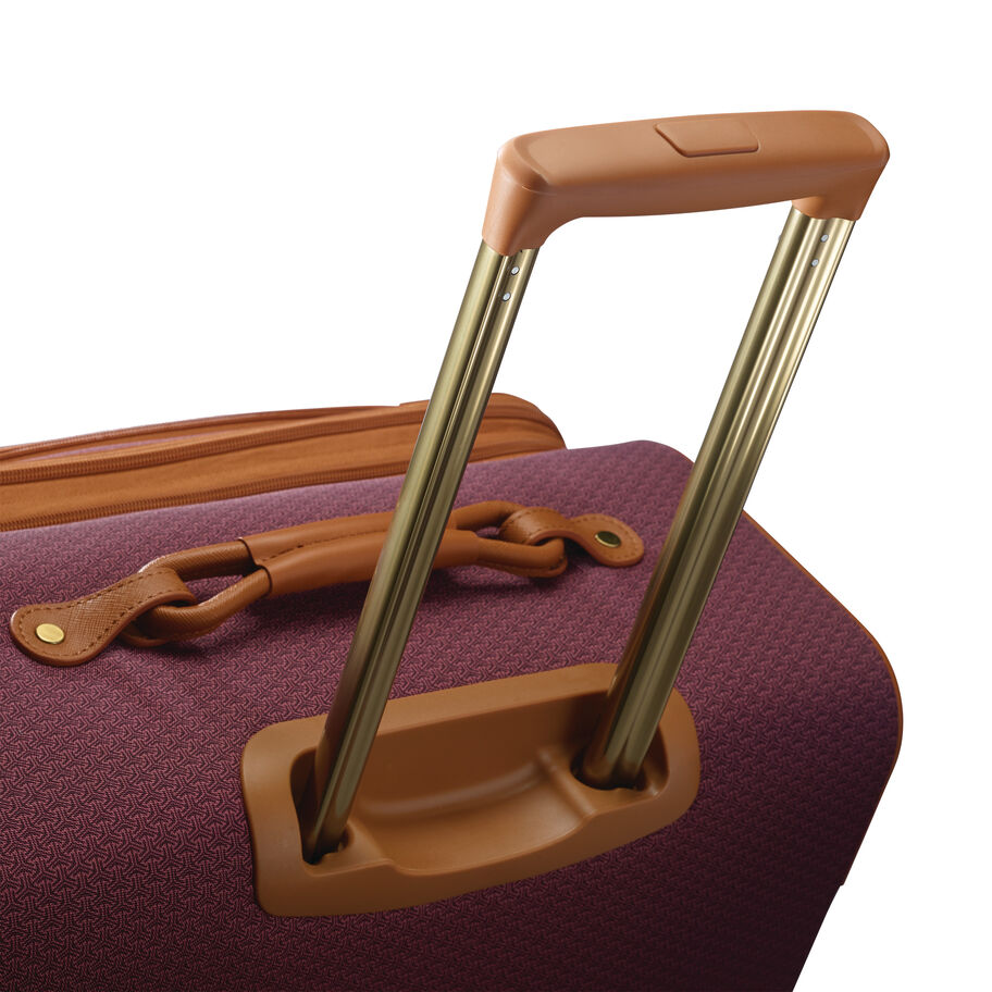 Hartmann Luxe II Carry-On Spinner, Burgundy/Tan, Top Pull Handle image number 2