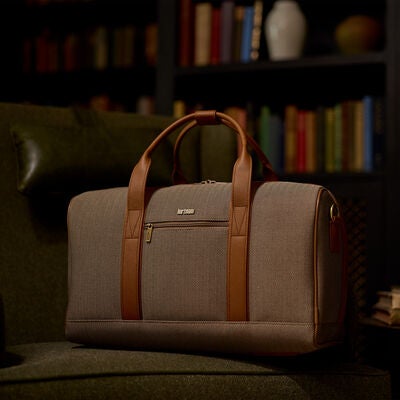 Herringbone Deluxe Weekend Duffel in the color .