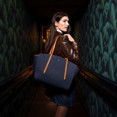 Reserve Carryall Tote in the color Midnight Navy.