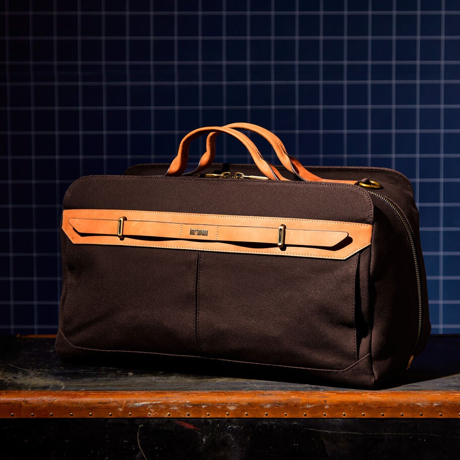 Reserve Weekender Duffel in the color Oak. image number 8