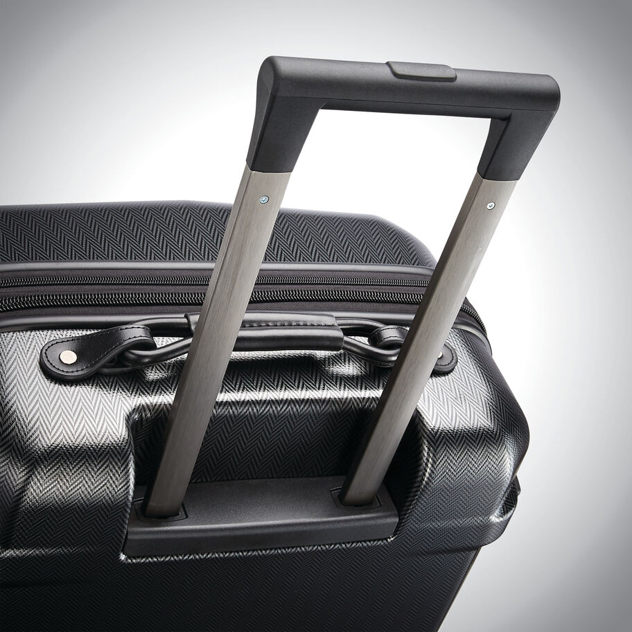 Hartmann Century Deluxe Hardside  Carry-On Expandable Spinner, Gunmetal Top Pull Handle image number 3