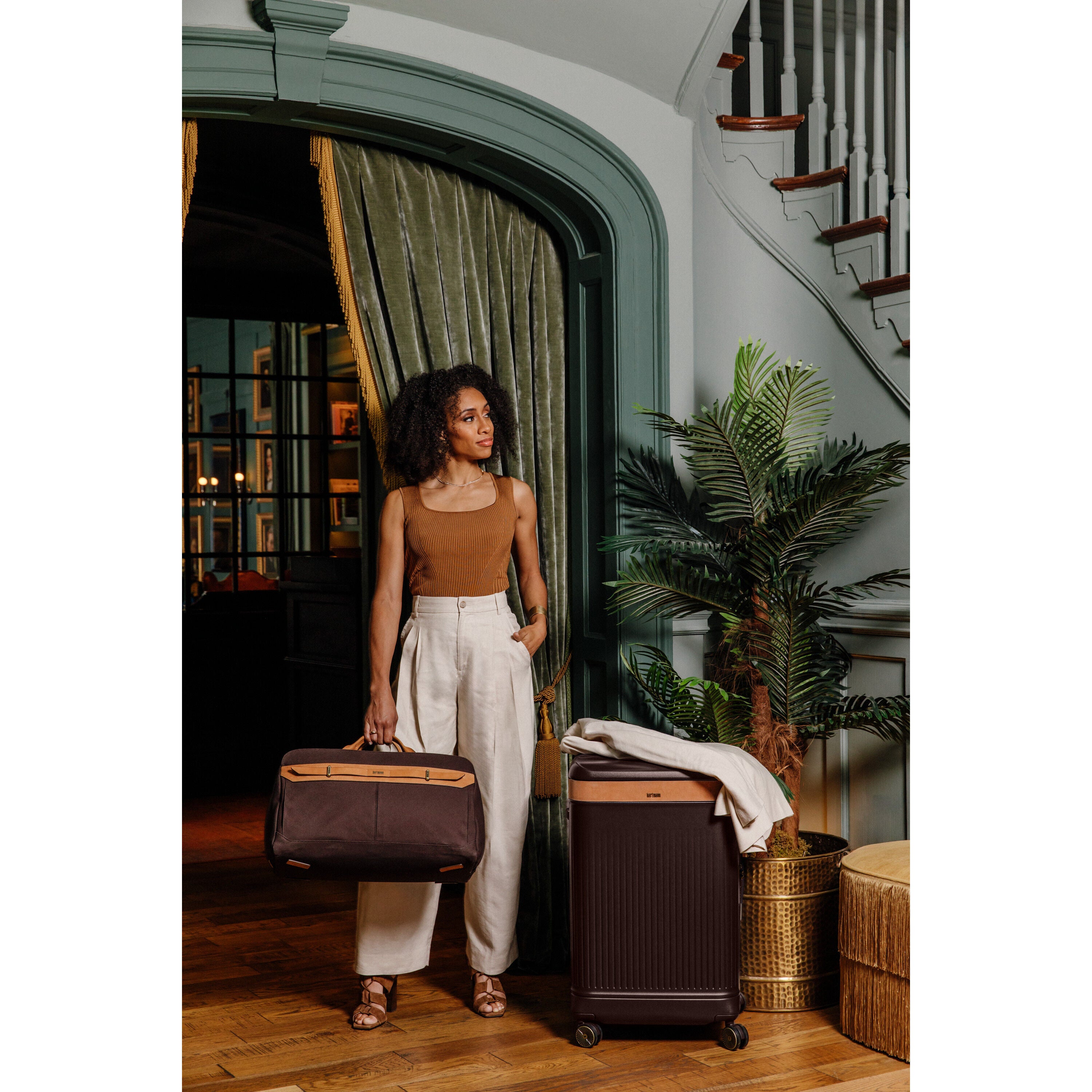 Reserve Medium Trunk | Checked | Hartmann