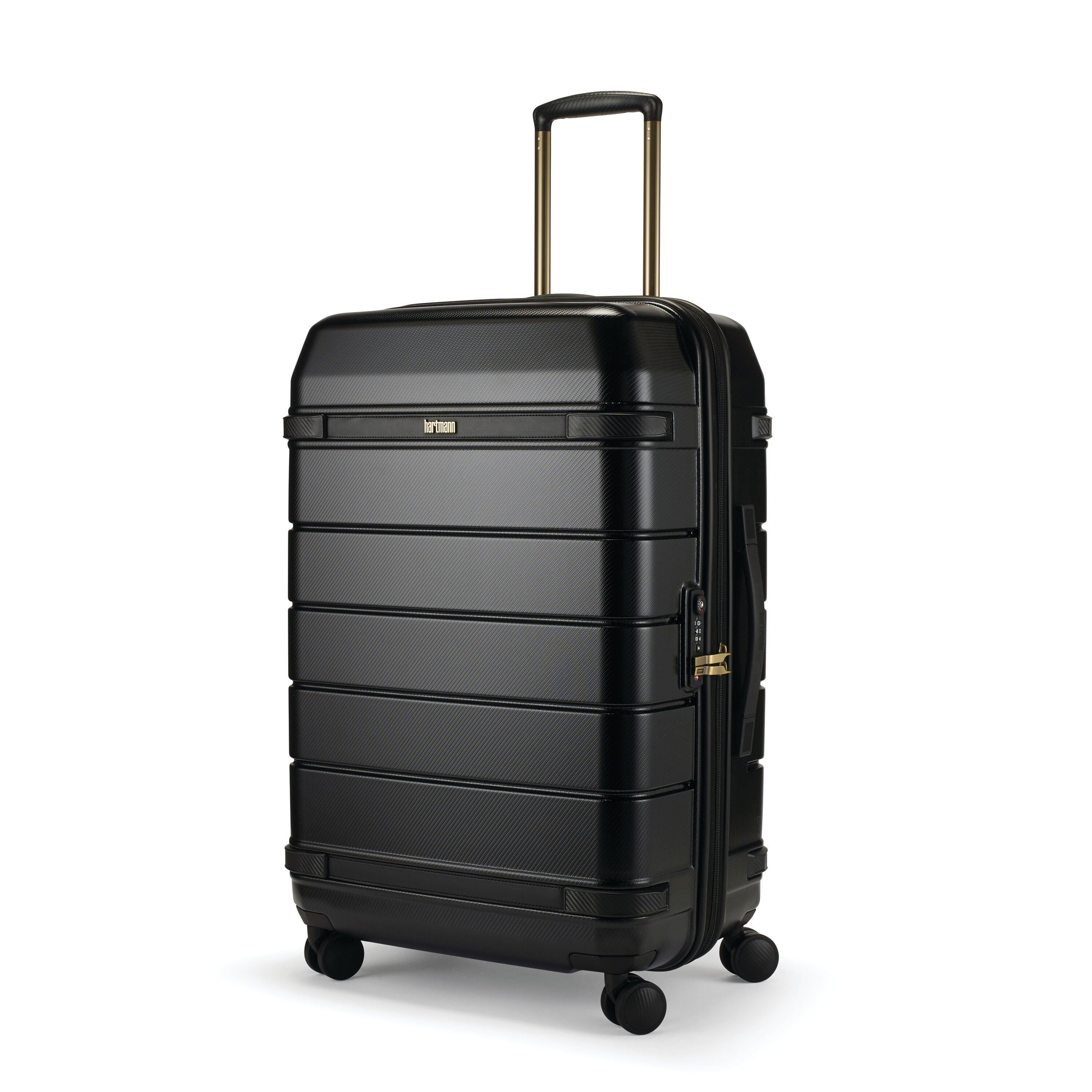 Buy the Hartmann Upright Wheel Briefcase Luggage Black