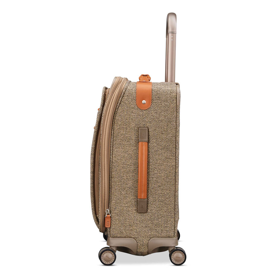 Hartmann Tweed Legend Domestic Carry On Expandable Spinner, Natural Tweed, Side Image image number 3