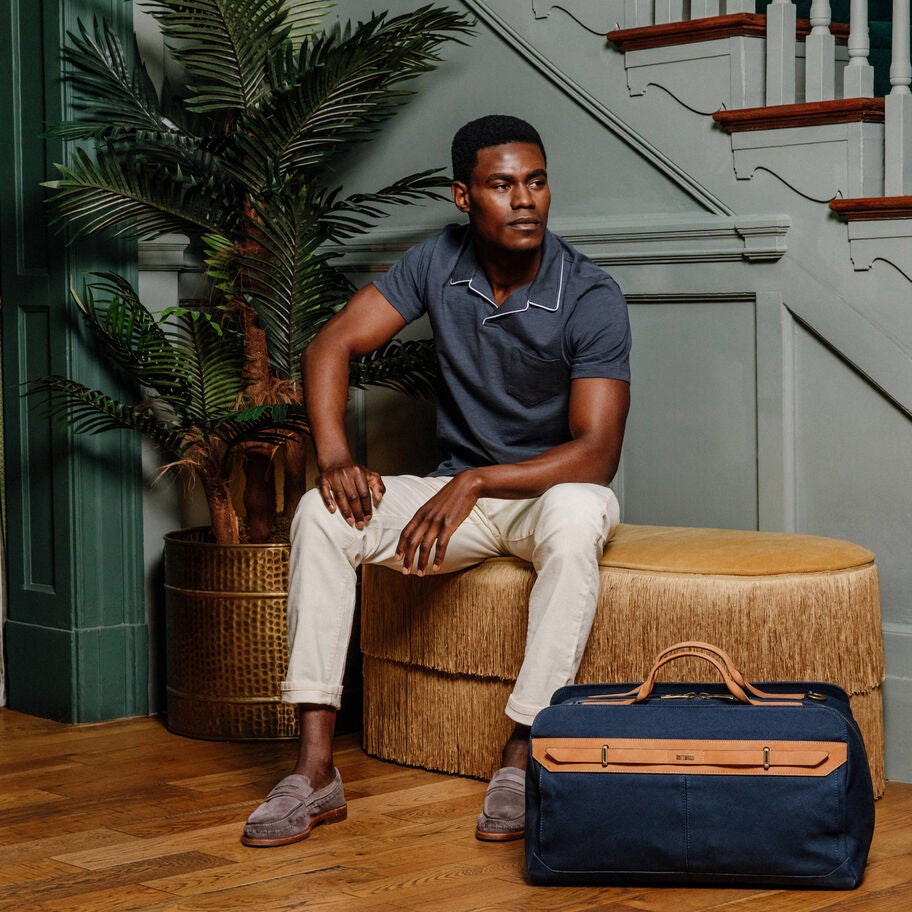 Reserve Weekender Duffel in the color Midnight Navy. image number 1