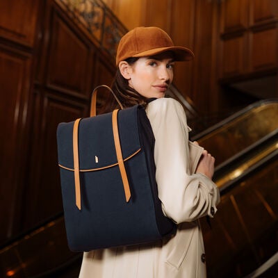 Reserve Women's Backpack in the color Midnight Navy.