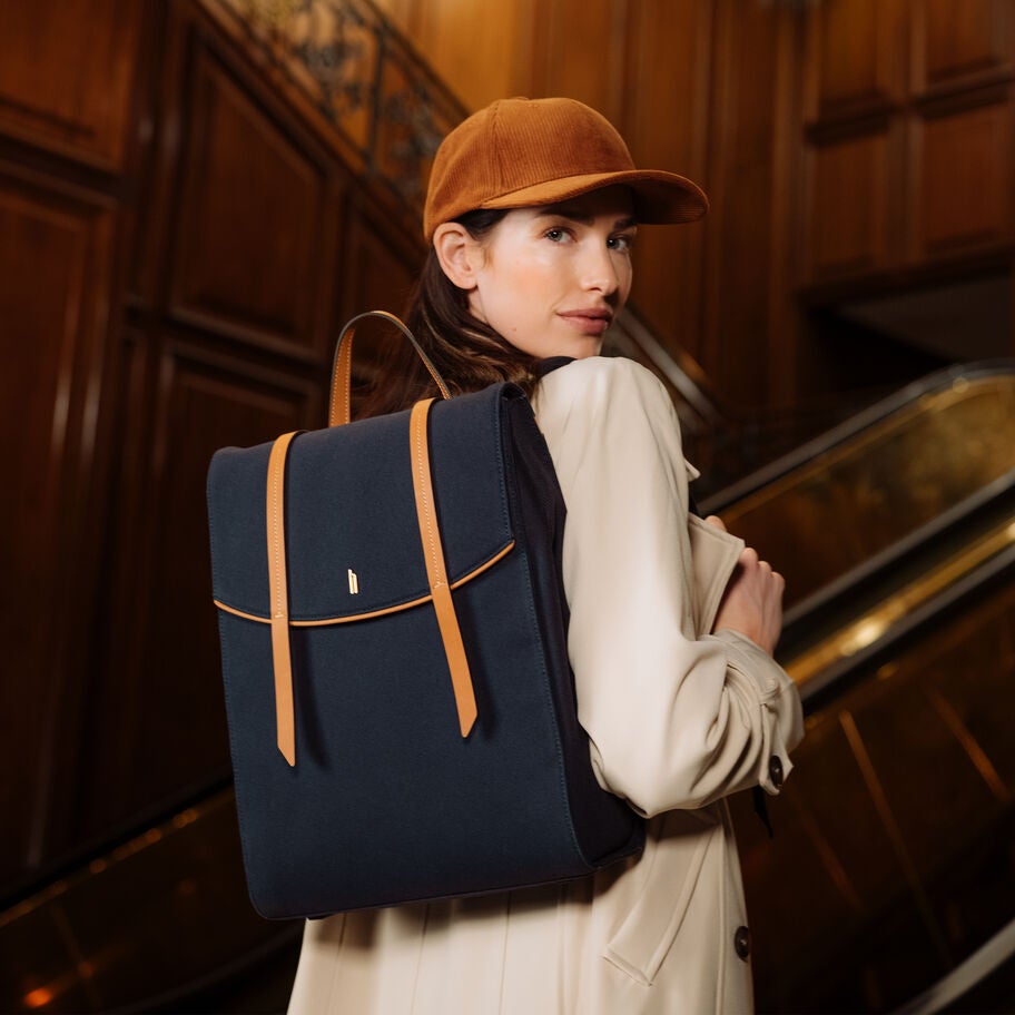 Reserve Women's Backpack in the color Midnight Navy. image number 1