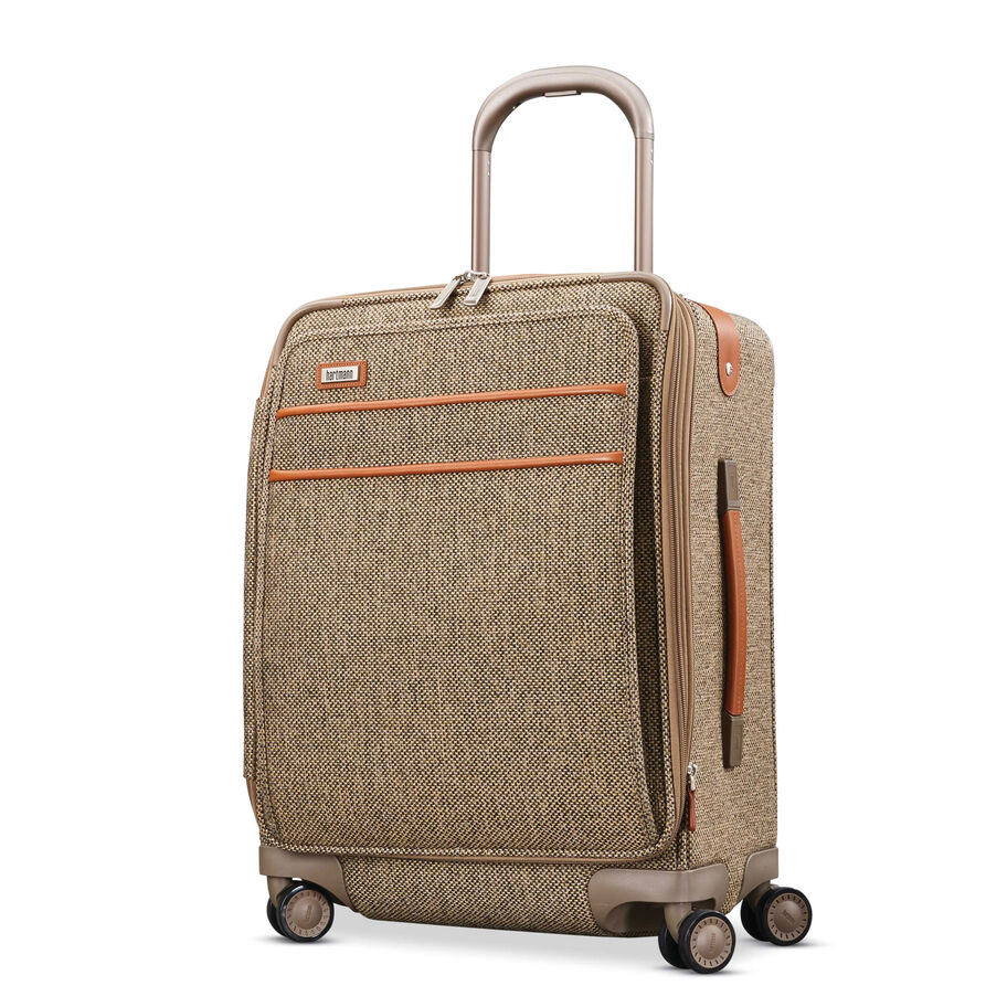 Hartmann Tweed Legend Domestic Carry On Expandable Spinner, Natural Tweed, Front 3/4 Image image number 0