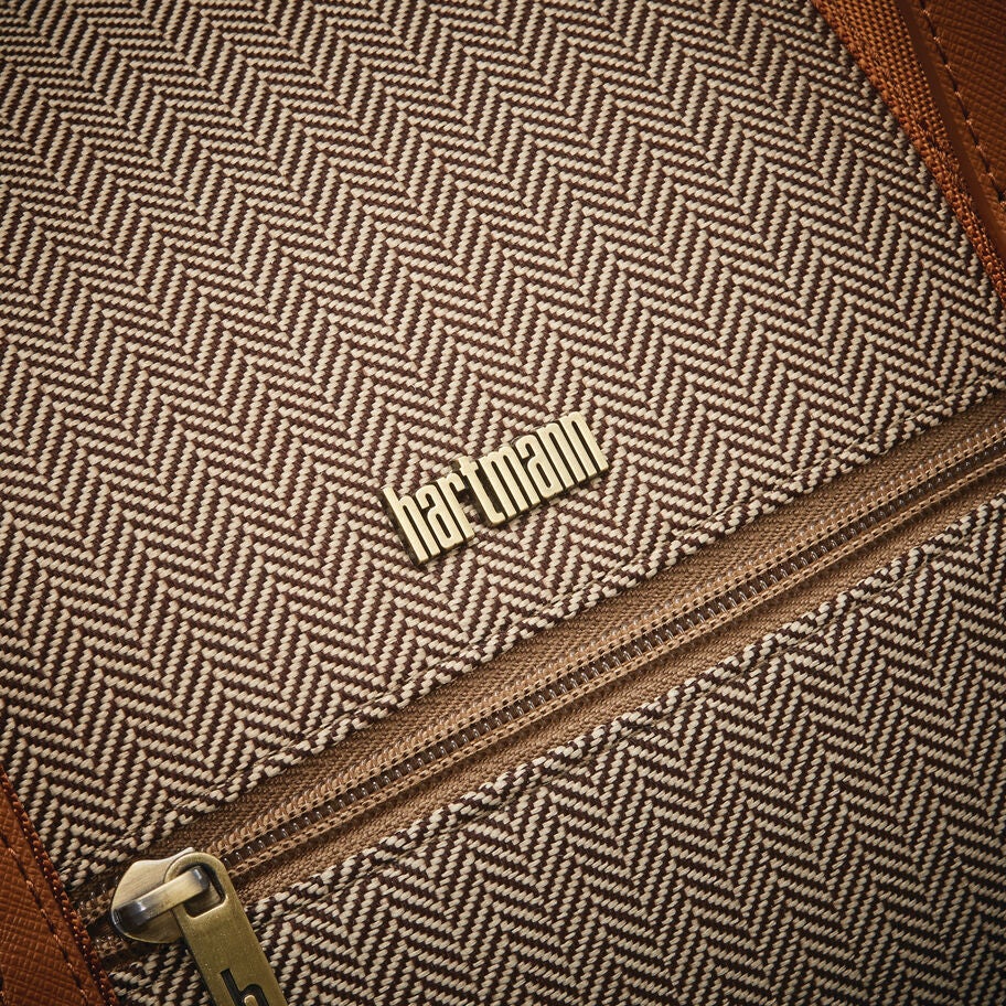 Herringbone Deluxe Weekend Duffel in the color Terracotta Herringbone. image number 7