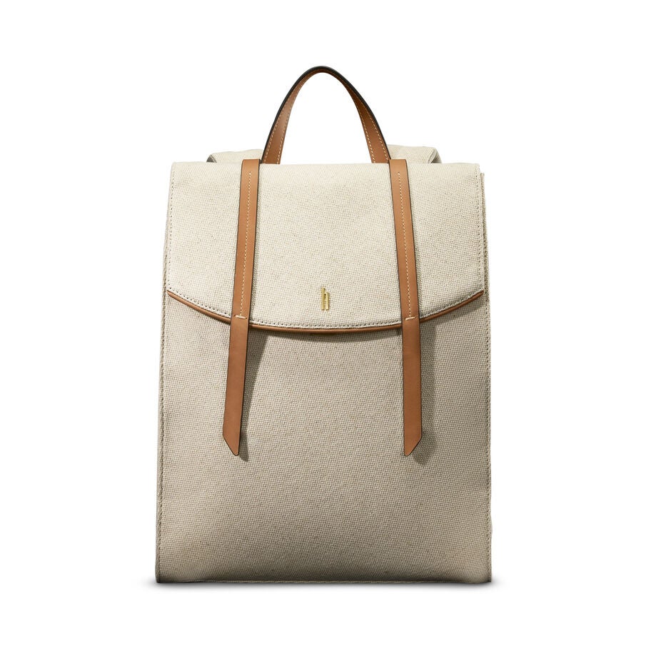 Reserve Women's Backpack in the color Ecru. image number 4