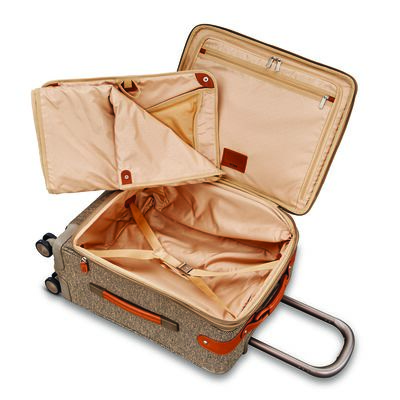 Hartmann Tweed Legend Domestic Carry On Expandable Spinner, Natural Tweed, Interior Image