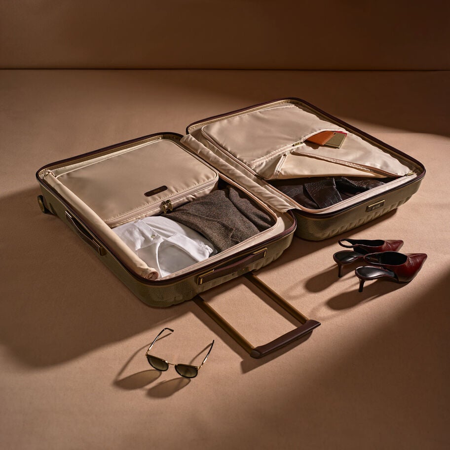 Tweed CURV&reg; Extended Journey in the color Tweed/Natural Leather. image number 1