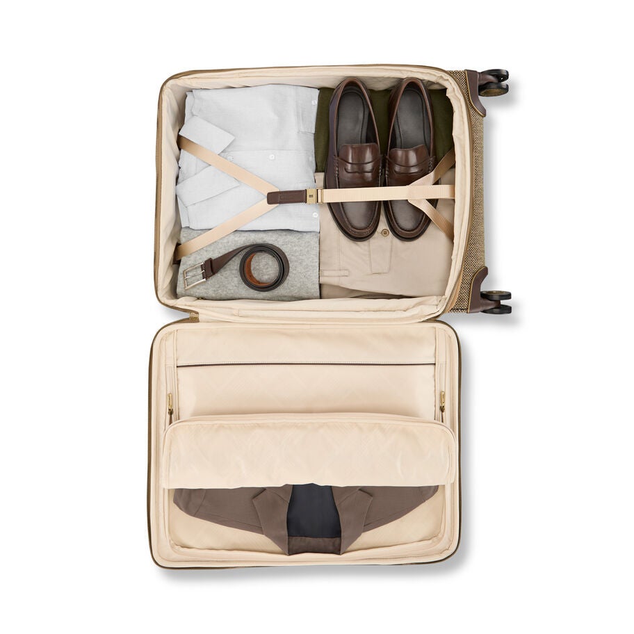 Tweed Medium Journey in the color Tweed/Natural Leather. image number 1