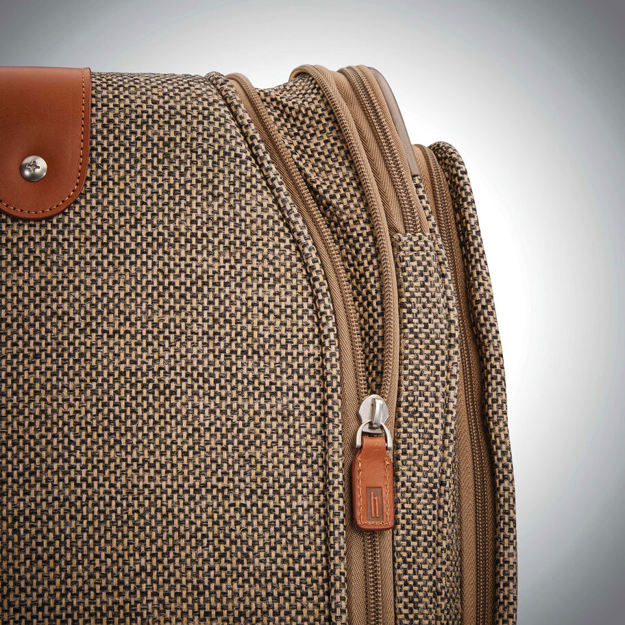 Hartmann Tweed Legend Extended Journey Expandable Spinner, Natural Tweed, Expandability image number 8