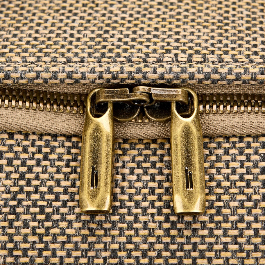 Tweed Travel Duffel in the color Tweed/Natural Leather. image number 5