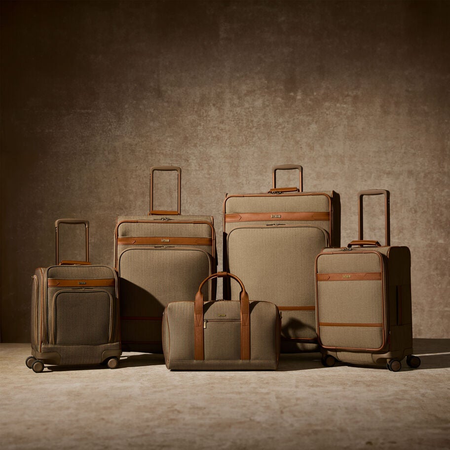 Herringbone Deluxe Weekend Duffel in the color Terracotta Herringbone. image number 8