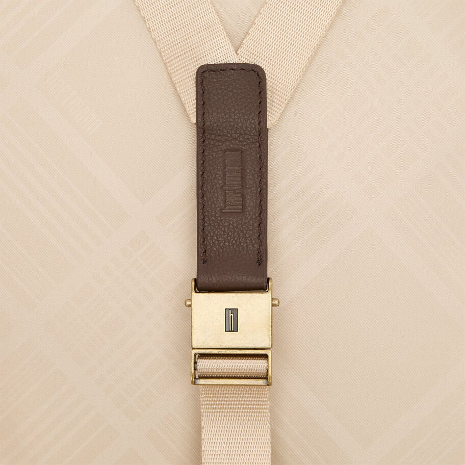 Tweed Domestic Carry-On in the color Tweed/Natural Leather. image number 4