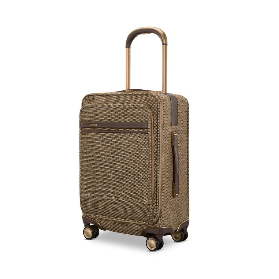 Tweed Global Carry-On in the color Tweed/Natural Leather. image number 0