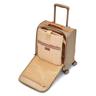 Hartmann Herringbone Deluxe Carry On Underseater Spinner, Terracotta Herringbone, Interior Image