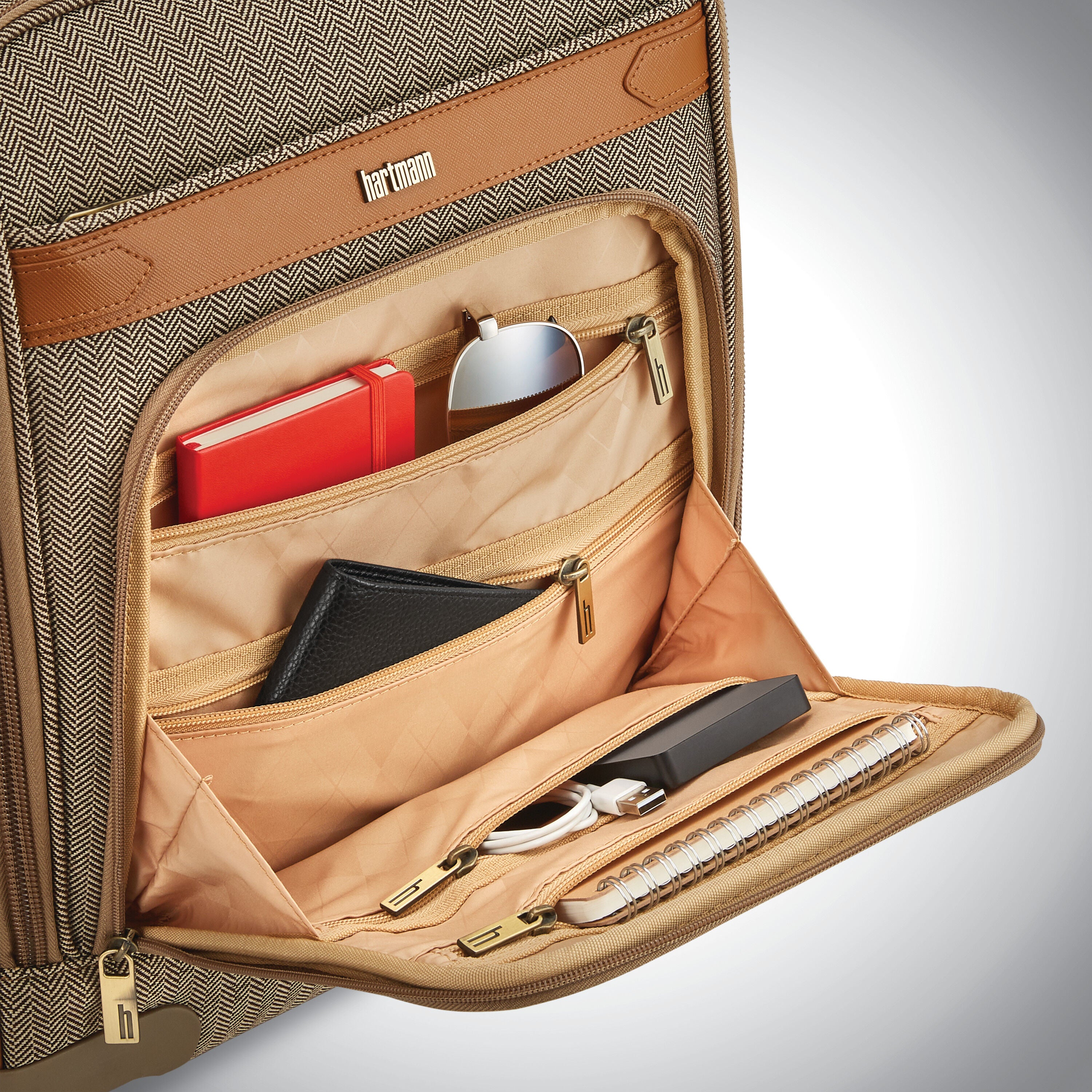 Hartmann Herringbone Deluxe Carry On Underseater Spinner