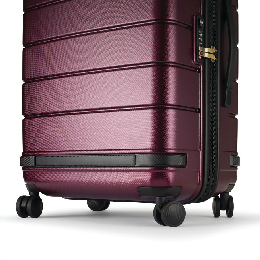 Hartmann Luxe Hardside Carry-On Spinner, Burgundy with Black Trim, Spinner Wheels image number 5