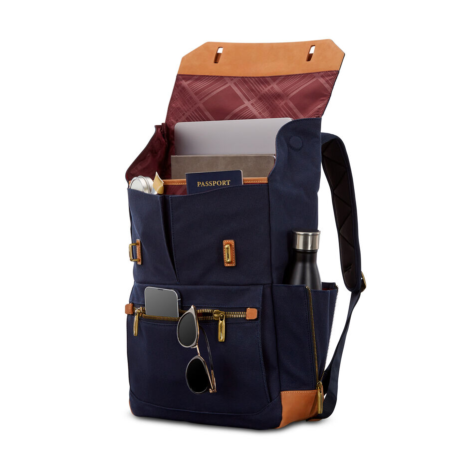 Reserve Backpack in the color Midnight Navy. image number 1