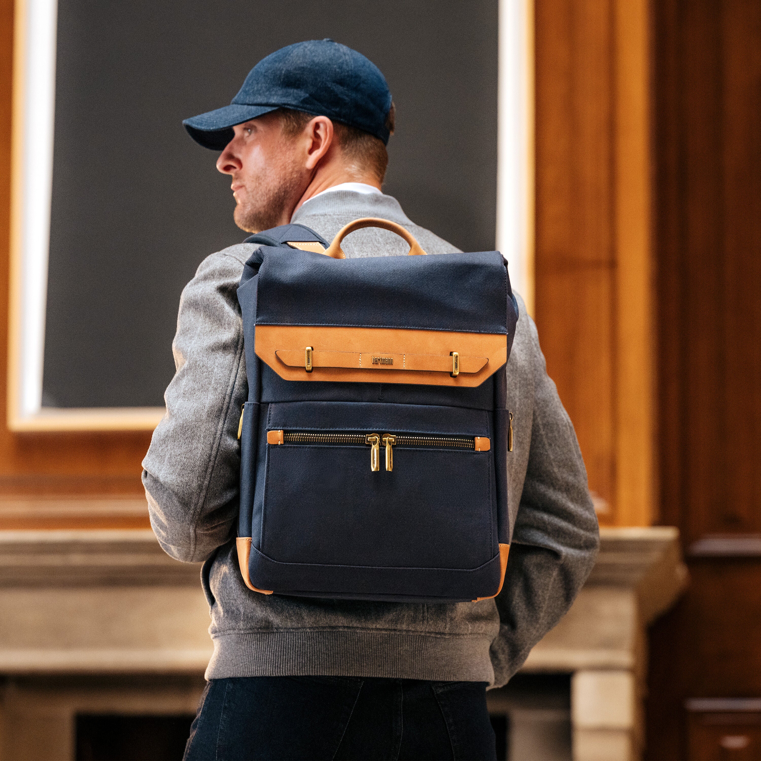 best goat leather backpack CraftShades Seven Pocket Goat Leather Backpack  Handcrafted