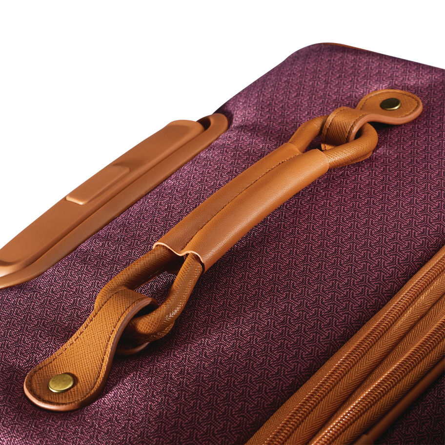 Hartmann Luxe II Carry-On Spinner, Burgundy/Tan, Top Pull Handle image number 3
