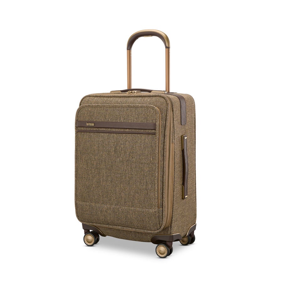 Tweed Domestic Carry-On in the color Tweed/Natural Leather. image number 0