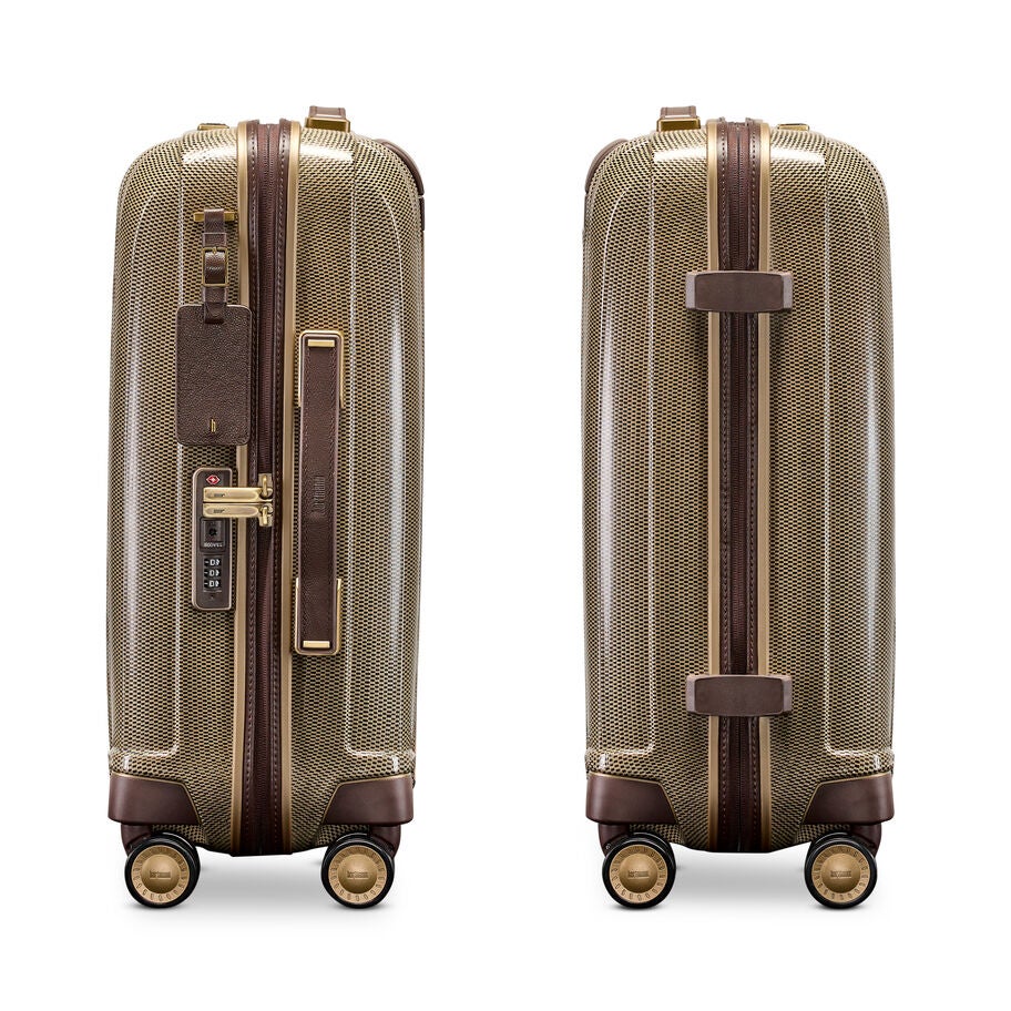 Tweed CURV&reg; Global Carry-On in the color Tweed/Natural Leather. image number 3