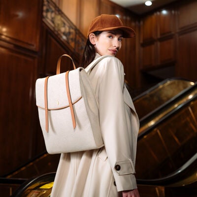Reserve Women's Backpack in the color Ecru.