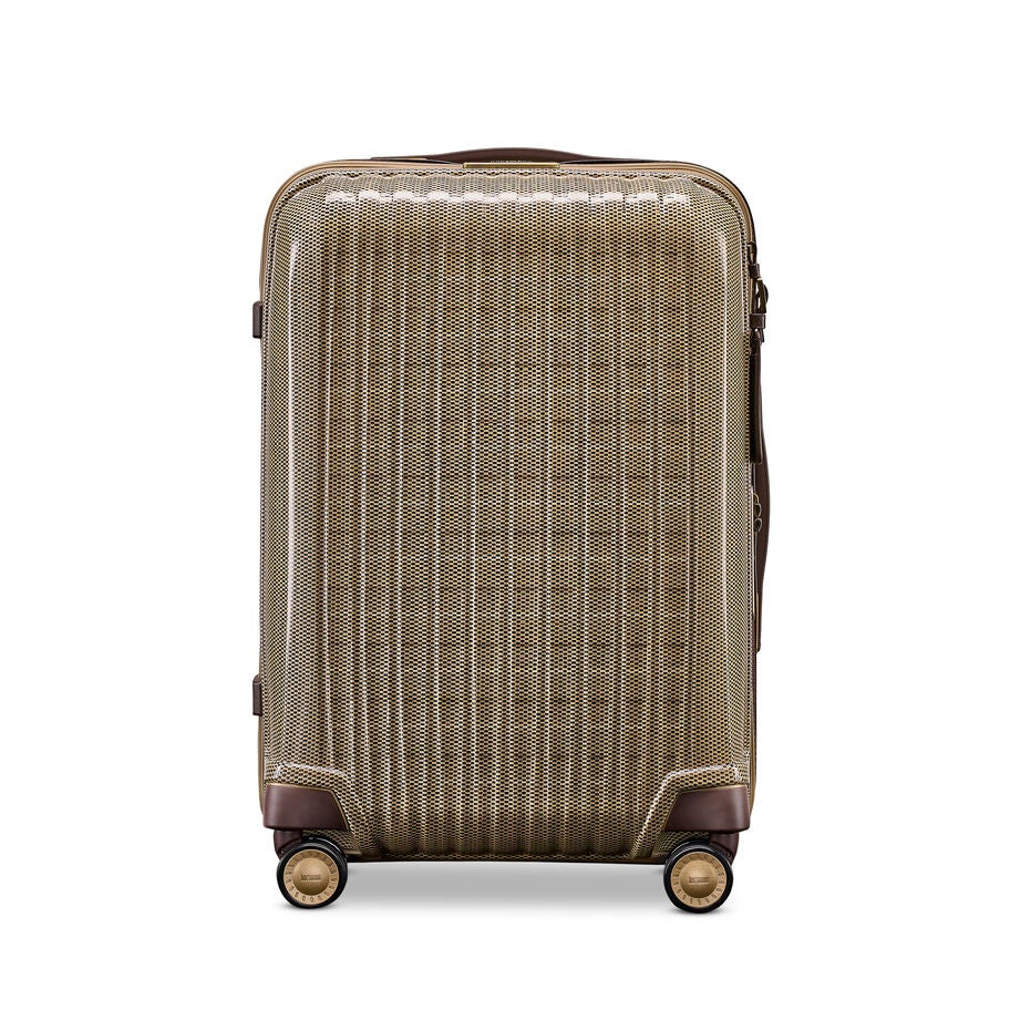 Tweed CURV&reg; Global Carry-On in the color Tweed/Natural Leather. image number 2