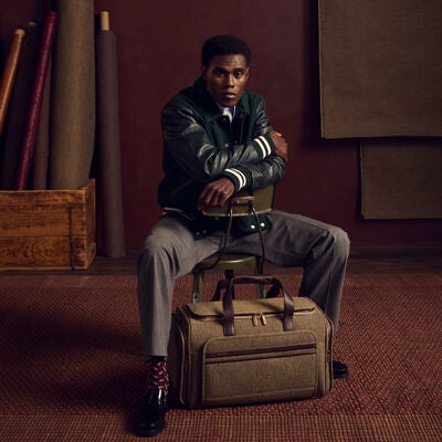 Tweed Travel Duffel in the color .