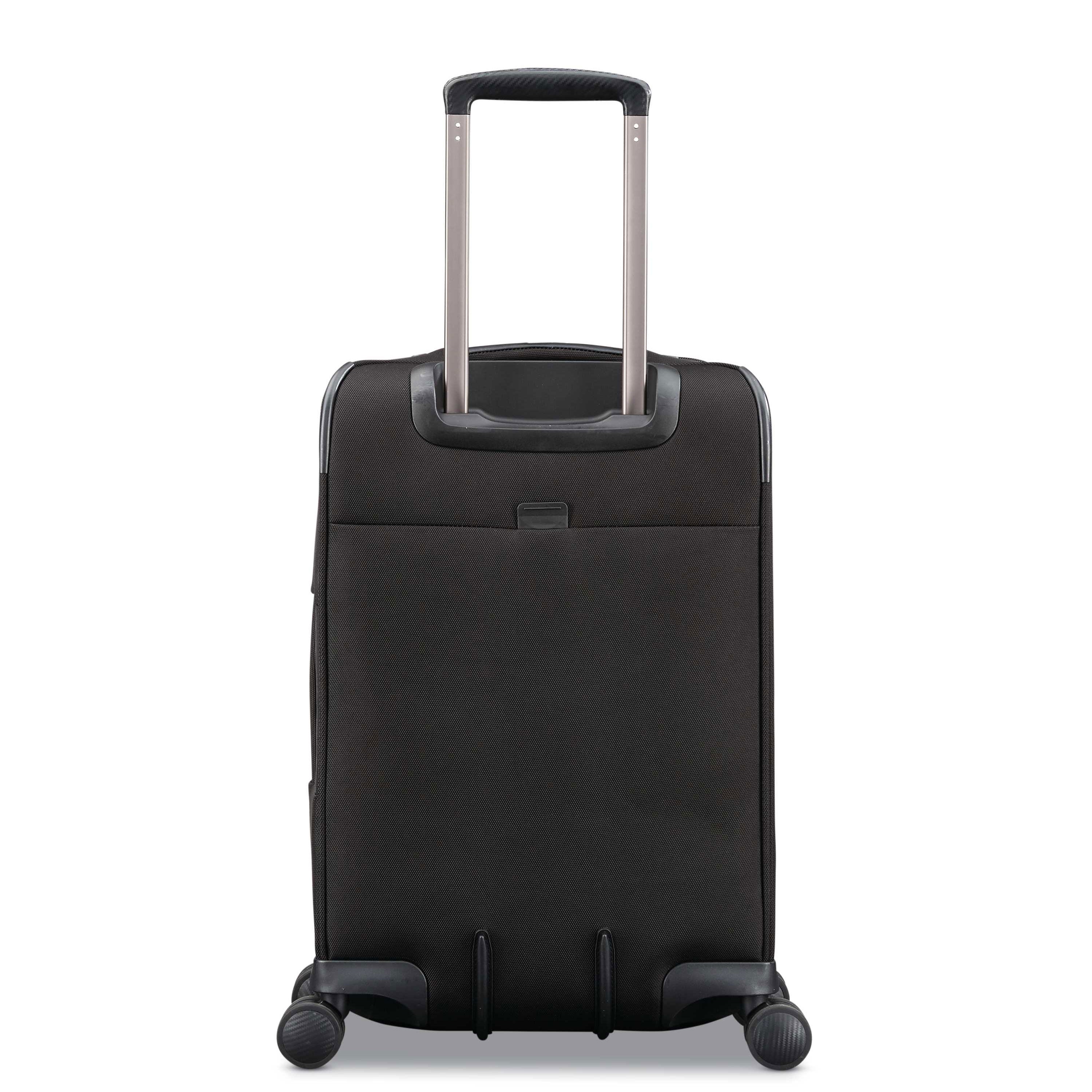 Hartmann Century Global Carry On Expandable Spinner Luggage in Basalt Black