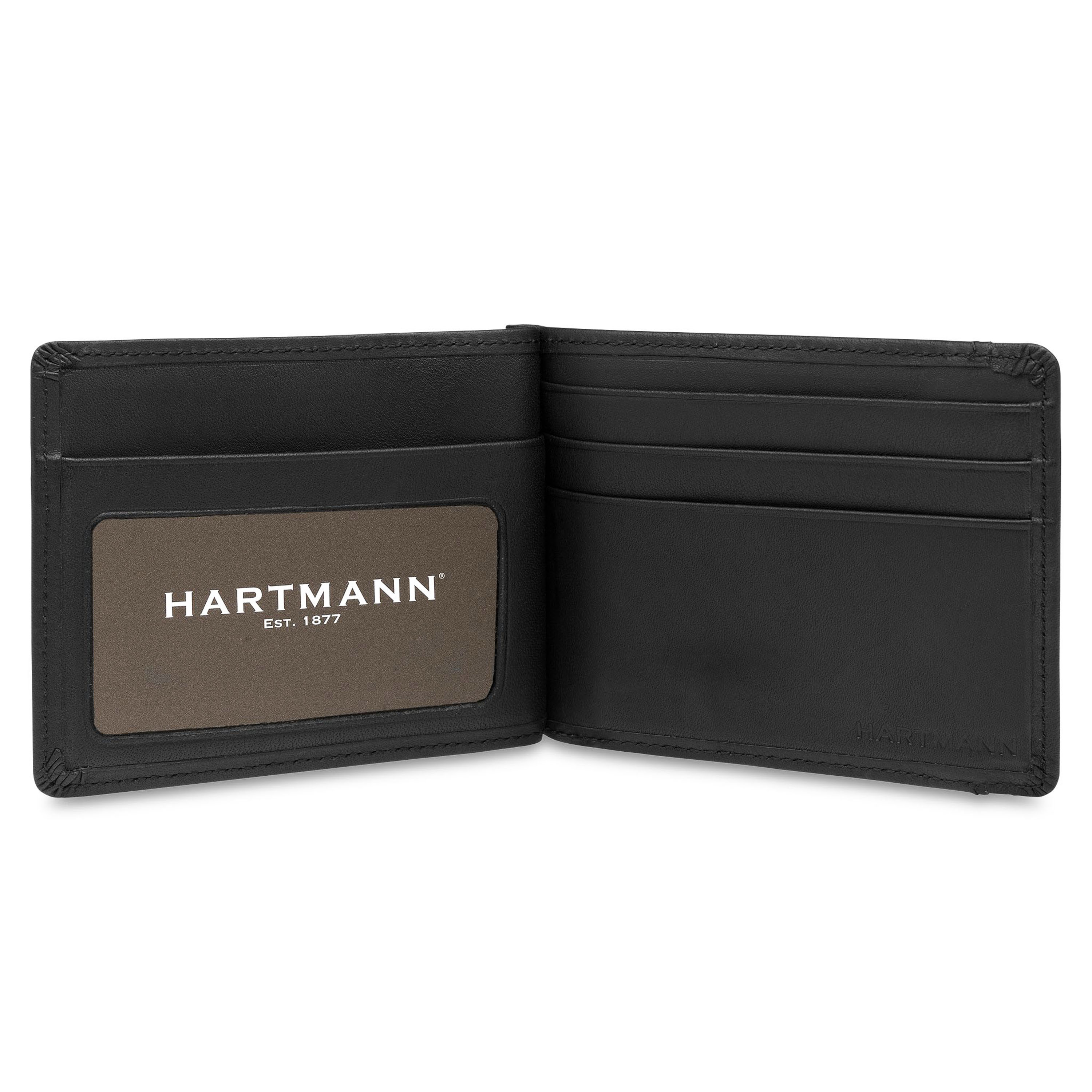 Hartmann Capital Leather Money Clip Wallet